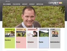 Tablet Screenshot of dr-vet.at